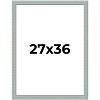 PosterPalooza | Refined Blue Picture Frame - UV Acrylic, Foam Board Backing, Hanging Hardware - 2 of 4