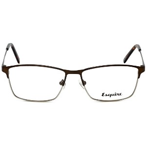 Esquire Designer Reading Glasses EQ1522 in Black 55mm with Case +0.25 - 1 of 4