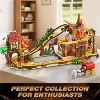 INSOON 1270PCS Western Roller Coaster Building Set Mining Coaster Model Playset Gift for Adults Teens Kids  Aged 10+ - 4 of 4