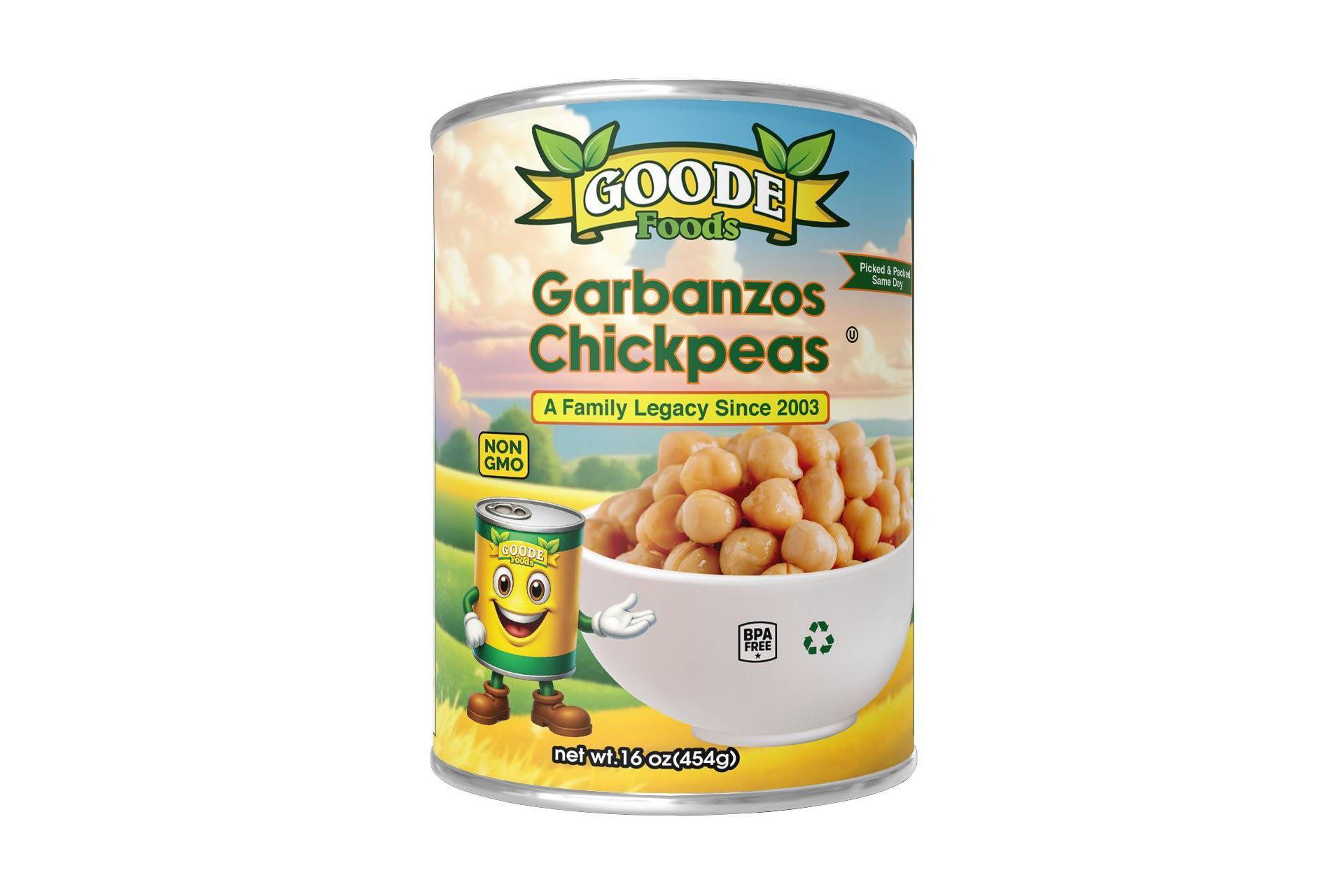 Goode Foods Garbanzo Beans - 16oz