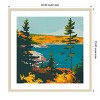 Amanti Art A Scenic View I by Walker Noble Wood Framed Wall Art Print - 4 of 4