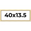PosterPalooza | Panoramic Simple Gold Picture Frame - UV Acrylic, Foam Board Backing, Hanging Hardware - 2 of 4