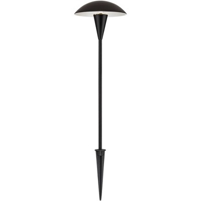 Black Mushroom Top 18" LED Pathway Light