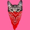 Women's Design By Humans Gangster Cat By clingcling Racerback Tank Top - 2 of 3