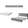 King Bed Frame, with Charging Station and Storage Drawers, Platform Bed with Headboard, Noise Free, No Box Spring Needed, Easy Assembly, Dark Grey - 2 of 4