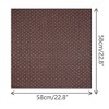 INSPIRE CHIC Women Polka Dots Cotton Linen Retro Solid Color Plain Square Neck Scarves 1Pc - 3 of 4