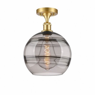 Rochester - 1 Light Semi-Flush Mount In Industrial Style-12.88 Inches Tall and 10 Inches Wide