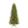 Puleo 6.5ft Pre-lit Artificial Christmas Tree Forest Fir: Hinged Branches, 350 Clear Lights, Indoor Use, Includes Stand - 4 of 4