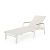 GDFStudio Joy Outdoor Mesh and Aluminum Adjustable Chaise Lounge (Set of 4) - 4 of 4