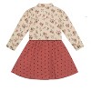 Little Lass Girls 2 Piece Dress & Jacket Set - 2 of 3
