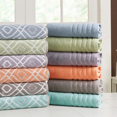 Egyptian Cotton Green Hand Washcloth Set