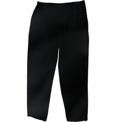 Eileen Fisher Womens Velvet Tapered Ankle Culotte Pants