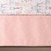 The Peanutshell Wildest Dreams Crib Bedding Set, 3pc to 12 Pc, Pink Animals for Girls - 4 of 4