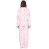 Casual Nights Women's Long Sleeve Rayon Button Down Pajama Set - 4 of 4