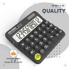 CATIGA Mechanical Switch Calculator, 12-Digit LCD, Solar & Battery Power, Cute Desktop Design with Big Buttons for Home, School, and Office SD-1299 - image 2 of 4