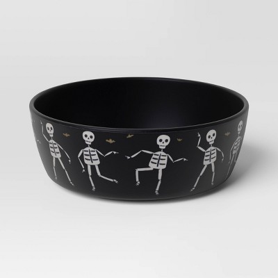 29 fl oz Halloween Bamboo and Melamine Cereal Bowl Black - Hyde and EEK! Boutique™