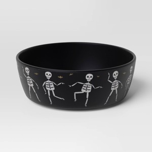 29 fl oz Halloween Bamboo and Melamine Cereal Bowl Black - Hyde and EEK! Boutique™ - 1 of 3