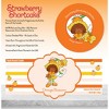 Courtside Market Strawberry Shortcake 26 oz Orange Blossom Striped Candle - 4 of 4