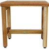 18" Eleganto ED999 Wide Teak Shower Safety Transfer Bench - EcoDecors - 4 of 4