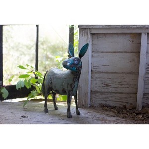 KALALOU Reclaimed Metal Donkey, One Size, Multicolored - 1 of 1