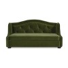 LAOTIES 35" Tufted Wingback Pet Sofa Bed,Medium Dog Couch,Performance Velvet,High-Density Foam Lounge For Small And Medium Pets - 2 of 4