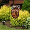 Welcome To The Nuthouse Burlap Garden Flag Humor Acorn 12.5"x18" Briarwood Lane - 4 of 4