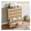 Nasitip 5 Rattan Drawer Dresser for Bedroom, Large Double Dresser with Deep Drawers, Chest of Drawers for Closet with Wide Top - 2 of 4