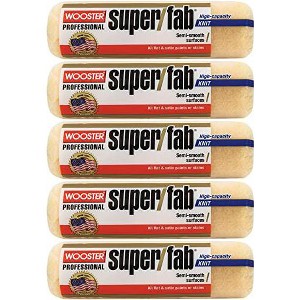 Wooster Genuine 9" Super/Fab 1/2" Nap Roller Cover 5-Pack, R240-9-5PK - 1 of 3