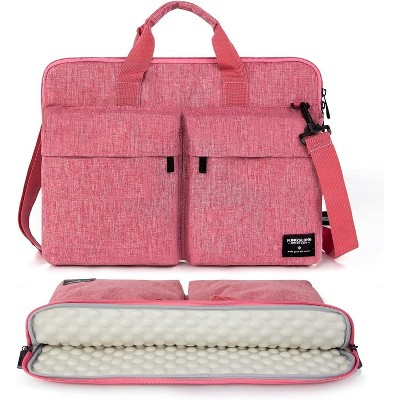 Acoinel 17-17.3 inch Slim Laptop Bag with Shoulder Strap for Men Women