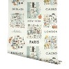 Rifle Paper Co. City Maps Peel and Stick Wallpaper Mint - image 3 of 4