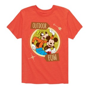 Boys' - Disney - Outdoor Fun Short Sleeve Graphic T-Shirt - 1 of 4