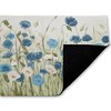 Stupell Industries Blue Poppy Garden Printed Outdoor Door Mat, design by Kelly Elizabeth, 18"x30" - 2 of 4