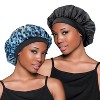 Evolve Products Satin Hair Bonnets - 2pk - 3 of 4