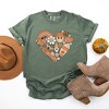 Simply Sage Market Women's Fall Heart Collage Short Sleeve Garment Dyed Tee - 2 of 2