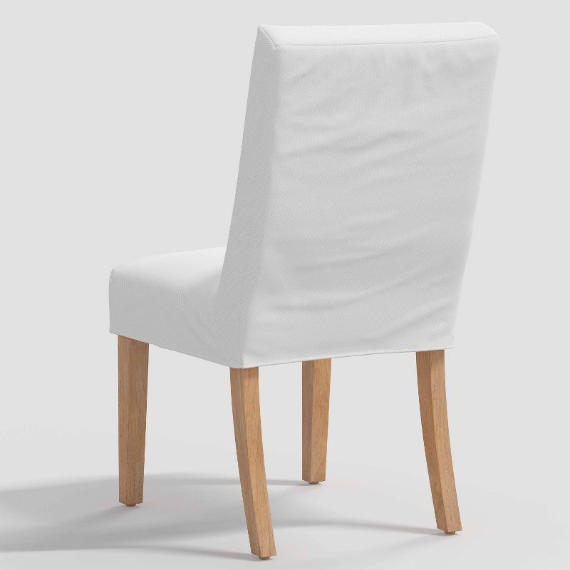 Nazanin Slipcover Dining Chair Twill White - Threshold&#8482;, 4 of 10