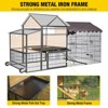Aivituvin 85.6" Chicken Tractor with Metal Frame,Metal Chicken Coop with Run for 6-10 Chickens-AIR7006 - 3 of 4