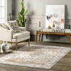 Nuloom Keila Vintage Spill Proof Treated Pet Friendly Premium Machine Washable Area Rug, 5' x 8', Light Orange - 2 of 4