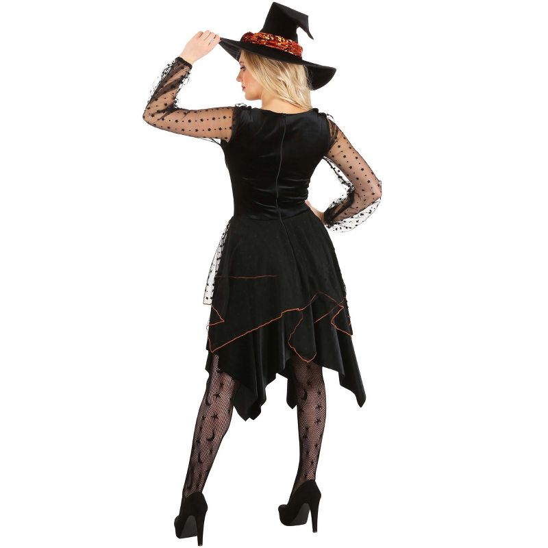 HalloweenCostumes.com Women's Starlit Witch Costume, 2 of 4