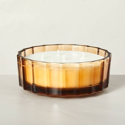 Apple Orchard Fluted Amber Glass Candle - Hearth & Hand™ with Magnolia