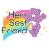 Women's Care Bears Her Best Friend Bear T-Shirt - 2 of 4