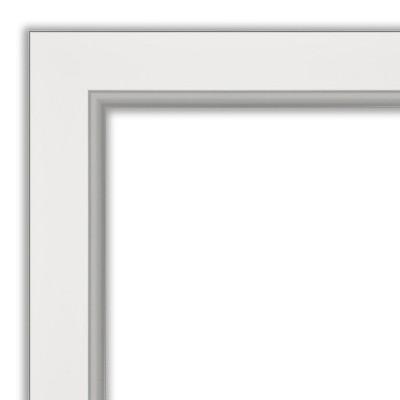 Eva White Gold Framed Natural Cork Bulletin Board