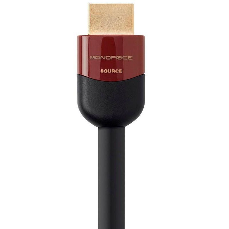 Monoprice HDMI Cable - 25 Feet - Black | High Speed, Active Chipset, 4K@60Hz, HDR, 18 Gbps, CL2 - Cabernet Ultra Series, 3 of 7