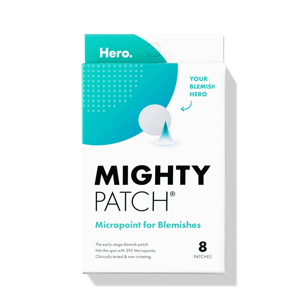 Photos - Cream / Lotion Hero Cosmetics Mighty Acne Pimple Patch Micropoint for Blemishes - 8ct