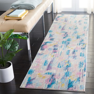Lillian Multicolor Floral Synthetic Runner Rug