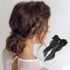 Unique Bargains Bow Ribbon French Barrette Hair Clips Hairdo Clip 1 Pc - 2 of 4