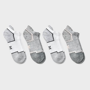 Women's Cushioned Active Accents 4pk Athletic Tab No Show Socks - All In Motion™ 4-10 - 1 of 3