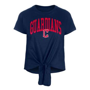 MLB Cleveland Guardians Women's Front Knot T-Shirt