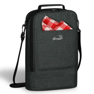 Tirrinia Insulated 2 Bottle Wine Gift Bag, Wine Lovers Must Haves - 1 of 4