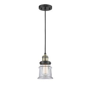 Canton - 1 Light Cord Hung Mini Pendant In Industrial Style-10 Inches Tall and 5.25 Inches Wide - 1 of 1