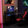 Gaming Desk All-In-One Professional Gamer Desk Cup Headphone Holder Power Strip - image 2 of 4